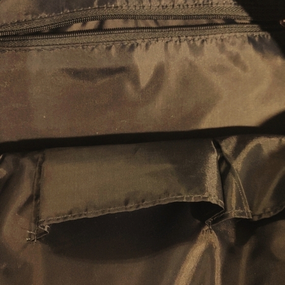 Medium size backpack blue and white striped in excellent unused condition - Picture 6 of 8